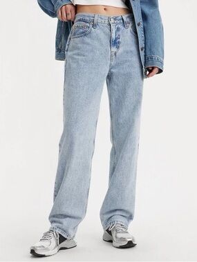 Levi’s Low Pro Straight Jeans in Vintage Stone Wash size 28
